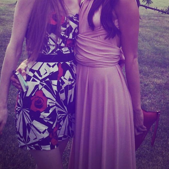 Petite strapless floral dress - Picture 4 of 5